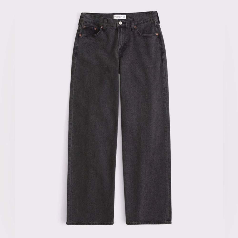Abercrombie & Fitch Women's Black Straight Jeans